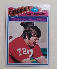 1977 Topps Dan Dierdorf #90 football card Saint Louis Cardinals