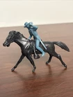 VINTAGE MARX FORT APACHE PLAYSET LONG COAT CAVALRY BUGLER & HORSE