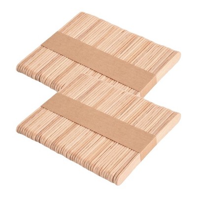 [100 Stück] 3,6 Zoll Holz Mehrzweck Sticks, Handwerk, Eis, Wachs, 8606
