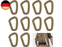 10 StüCk Karabiner, D Form Carabiner, Karabinerhaken Plastik, Kunststoff