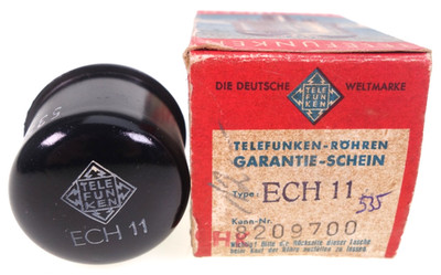 ECH11 Telefunken Stahlröhre steel tube Radio Röhre Triode Hexode NOS NEW NEU