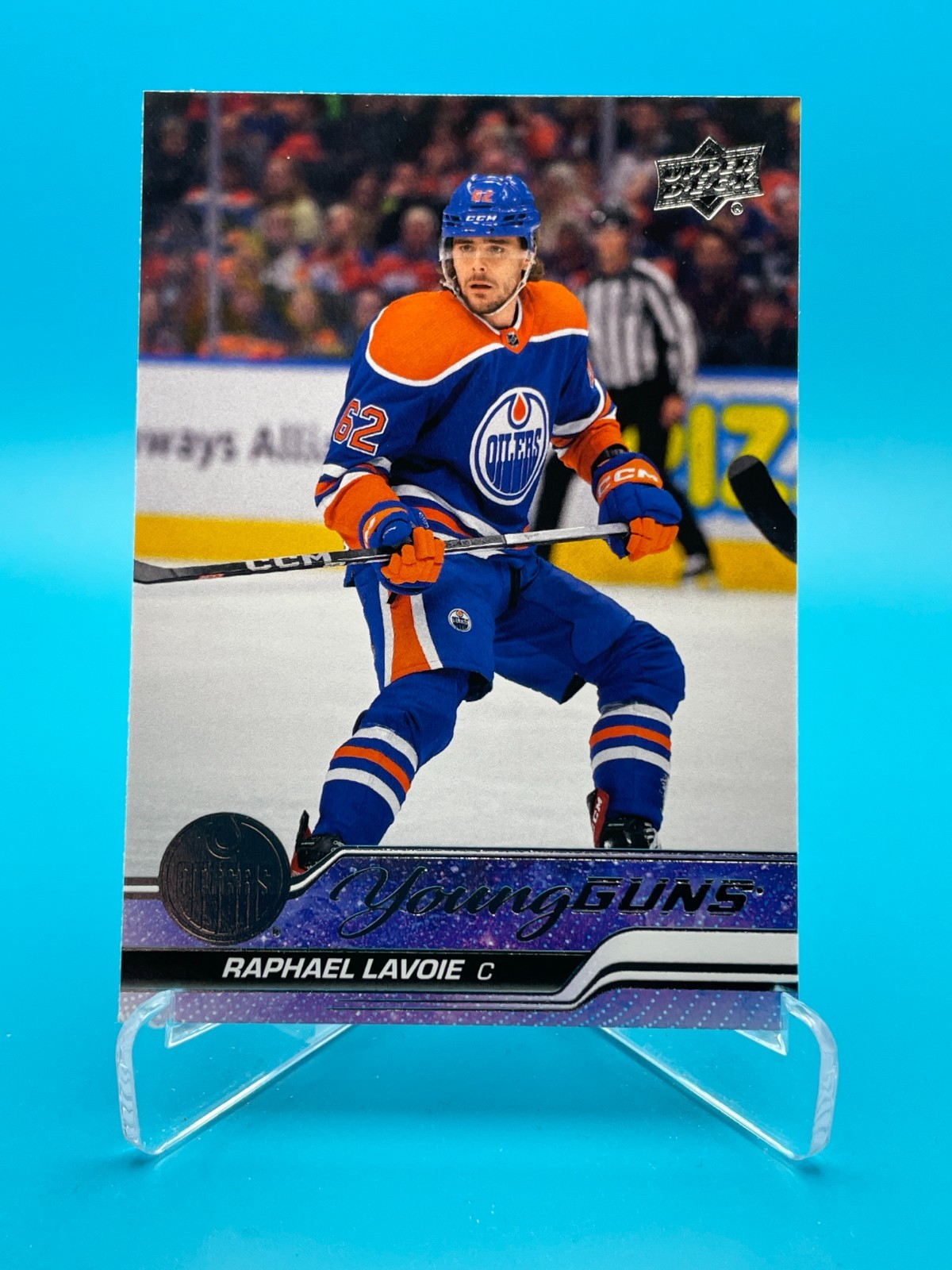 2023-24 Upper Deck Series 2 Raphael Lavoie Young Guns #499 Edmonton Oilers