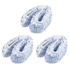 Microfiber Scraper Replacement Window Head, Glass, Blue 3pcs