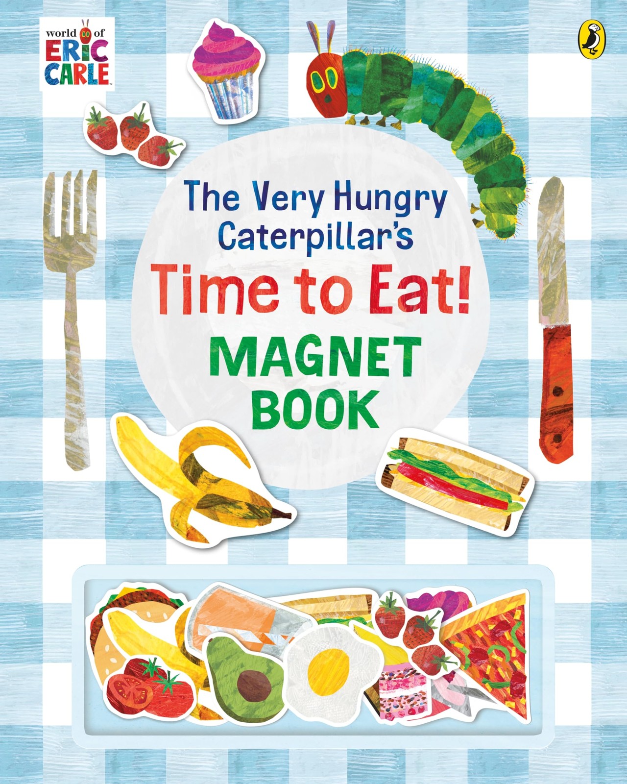 The Very Hungry Caterpillars Time To Eat! Magnet Book Eric Carle - Image 5