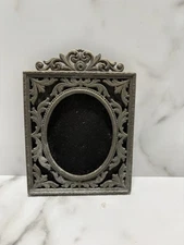 Vintage Ornate Mini Photo Frame Holds 4 X 4 1/2” *READ*