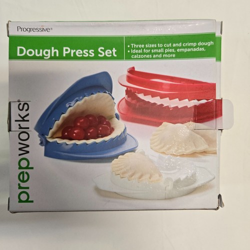 Empanada, Pierogi, Gebäck - Progressive PrepWorks Teigpresse Set - Neu - 3 Größen - Bild 3 von 7