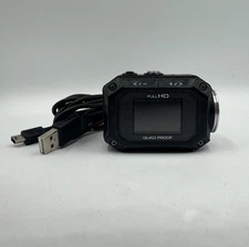 JVC HD Action Camera Mini 1.5" Screen GC-XA1BU w/ Battery Cord SD Card 