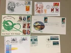 Six US joint issue fdc with:Taiwan,Ireland,UN,Canada,Sweden