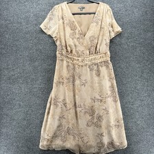 Apt 9 Dress Womens 16W Floral V-Neck Mesh Fairy Grunge Whimsical Romantic Boho