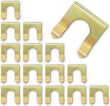 15 Pieces Brake Line Clips Metal Brake Line Retainer U Shaped Brake Hose Bracke 15 Pieces Brake Line Clips Metal Brake Line Retainer U Shaped Brake Hose Bracke