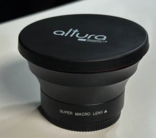 55MM Altura Photo MC HD 0.43X Wide Angle Lens w/ Super Macro and Bag