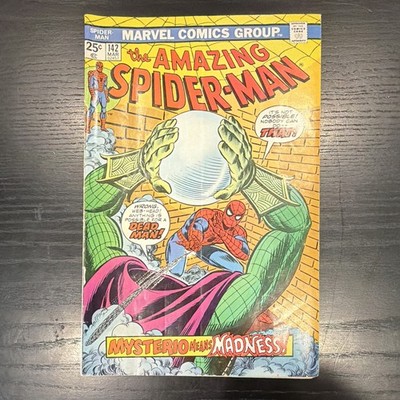 Marvel Comics Group The Amazing Spider-Man #142 (1974) Mysterio Means Madness!