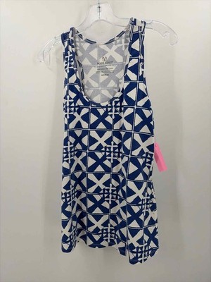 Pre-Owned Mahi Gold Blue Size Medium Tank Top