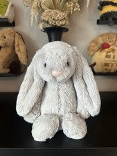 Jellycat X The Little White Company Medium Bashful Bunny Silver Tail BNWT