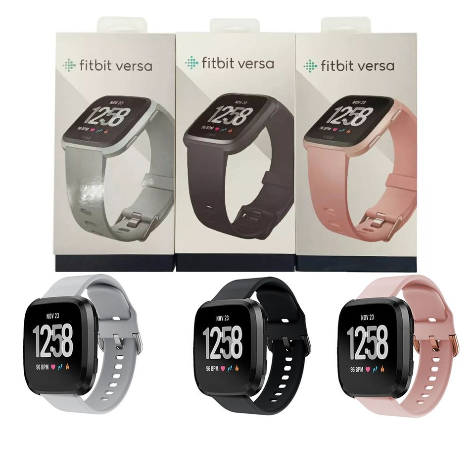 Fitbit Versa Smartwatch Activity Heart Rate Monitor Stopwatch Timer - S&L Sizes