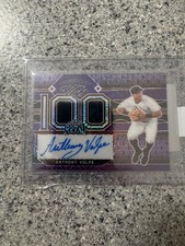 2022 Leaf Metal Baseball Top 100 Auto PURPLE SHIMMER Anthony Volpe 1/4