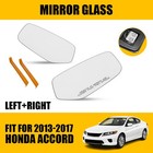 Driver Passenger Left&Right Mirror Glass Power Heated for Honda Accord 2013-2017