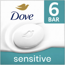 Dove Beauty Bar Soap Sensitive Moisture Cream 3.75 oz Choose 6 Bars New