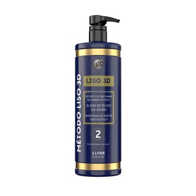 Kerastinni | Método Liso 3D Permanent Straightening Treatment | 33.81 fl.oz / 1L