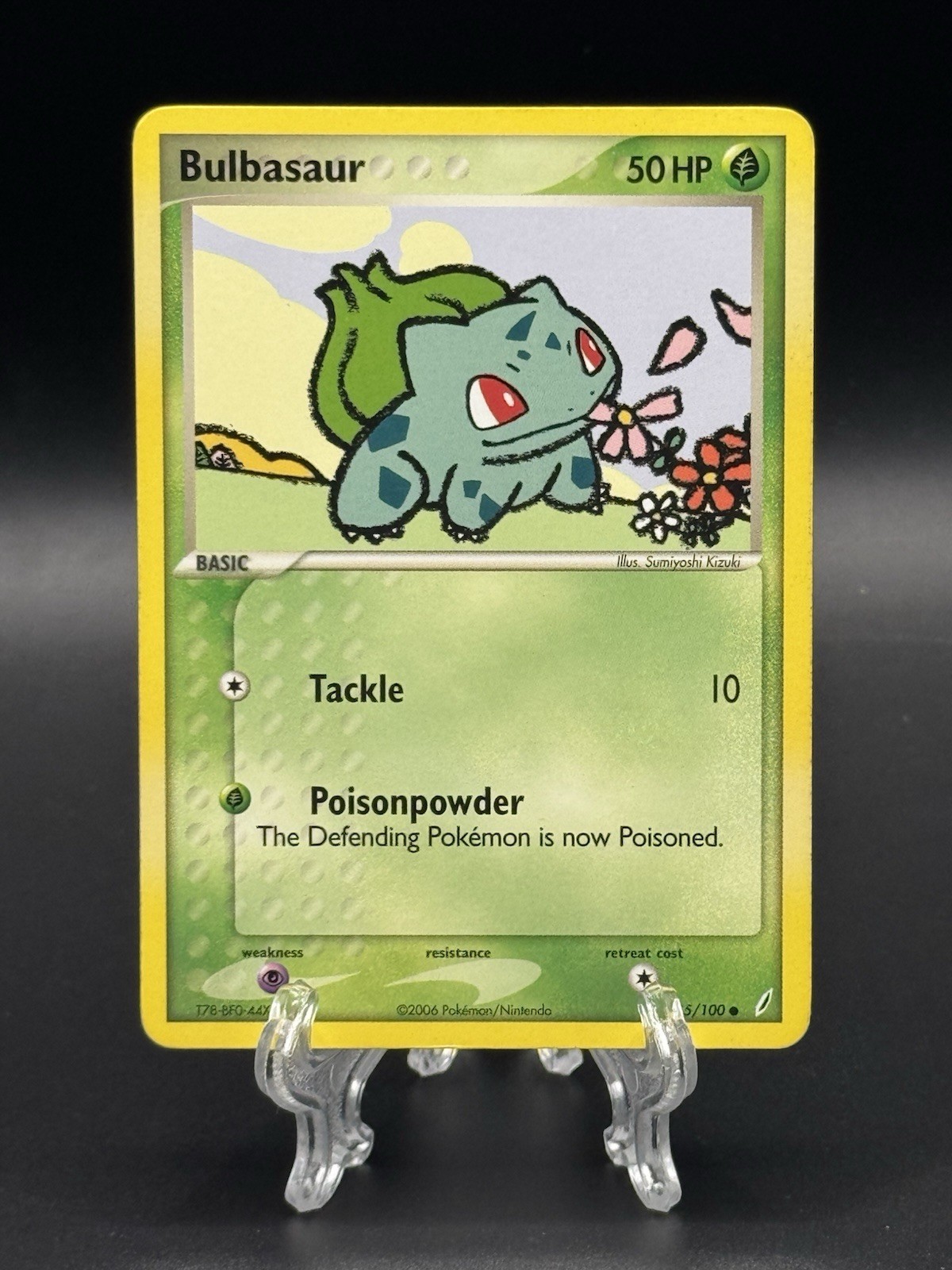 Bulbasaur 45/100 Common Crystal Guardians Pokemon VLP/NM