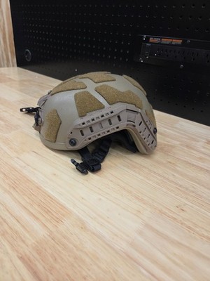 High Cut ECH Balllistic Helmet, Medium, opscore fast sf conversion, D30 pads