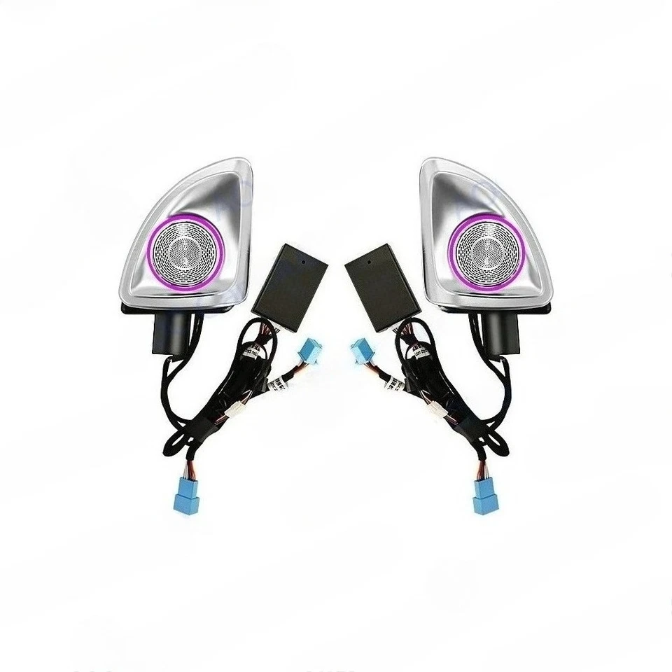 Para Mercedes Benz W167 GLE GLS 64 Colores LED Luz Ambiental Tweeter Altavoz Luz Foto 2 de 4