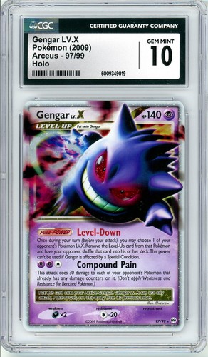 Gengar LV.X graded CGC 10 for sale on eBay