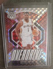 2023-24 PANINI MOSAIC OVERDRIVE INSERT ZION WILLIAMSON CARD PELICANS 