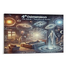 4tDemenssionWall Art Living Room Poste