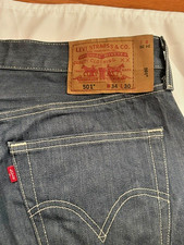 Vintage Levi's 501 XX Jeans W34 L30 Original Riveted Red Tab Denim USA