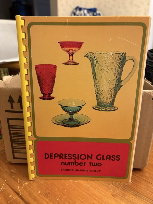 Depression Glass Number Two By Sandra McPhee Stout Reference Book