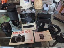 Minolta XG-7 Camera w/ Accessories - 3 Lenses Auto Winder G