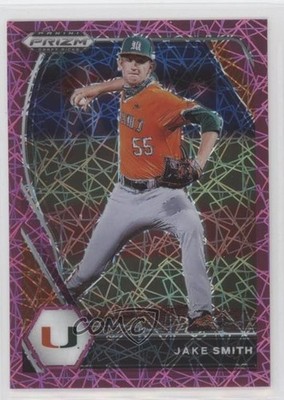 2021 Panini Prizm Draft Picks Pink Velocity Prizm Jake Smith #PDP171 0f3j