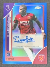 El Hadji Malick Diouf 2025-26 Topps Chrome Premier League Blue Auto RC /150