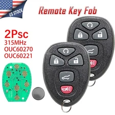 2 For 2011 2012 2013 2014 2015 2016 2017 Chevrolet Traverse Remote Car Key Fob