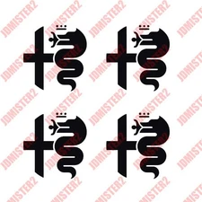 Alfa Romeo logo Sticker Racing F1 Italy 4c stelvio giulia giulietta - Any Size