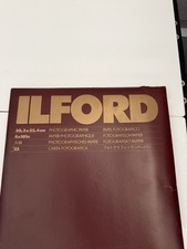Ilford 8x10 Photographic Paper 25 Sheets 20.3x25.4cm Vintage