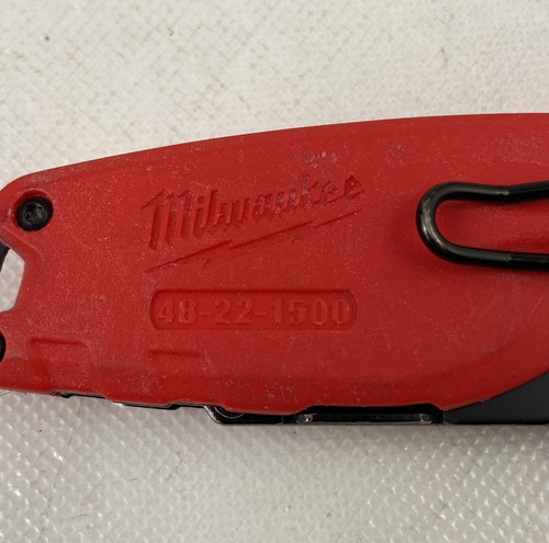 🌟Milwaukee 48-22-1500 Fastback Compact Folding Utility Knife, New Razor, NICE! - Picture 7 of 7