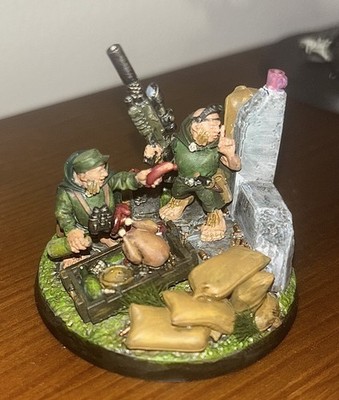 Painted Provisionally Prepared Astra Militarum Collectible Figure for WH40K