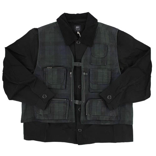 Brain Dead Utility Jacket, Men's Duck Tolling Retriever Heavyweight Jacket Black video thumbnail