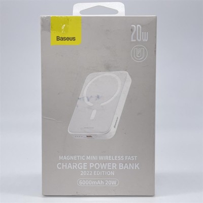 Baseus Magnetic Power Bank, 6000 mAh Power Bank Mini, 15 W kabelloses Laden & PD
