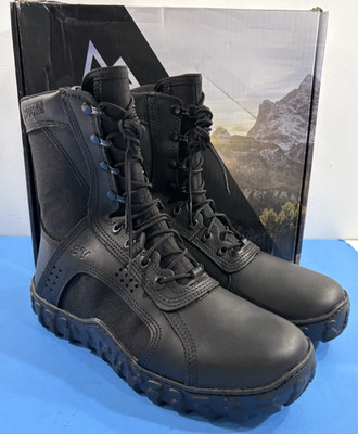 NIB 13 W MENS ROCKY 102 S2V TACTICAL MILITARY DUTY BOOT BLACK FQ0000102