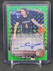 2025-26 BOWMAN CHROME SHON ABAEV 1ST BOWMAN AUTOGRAPH GREEN GEOMETRIC 53/99