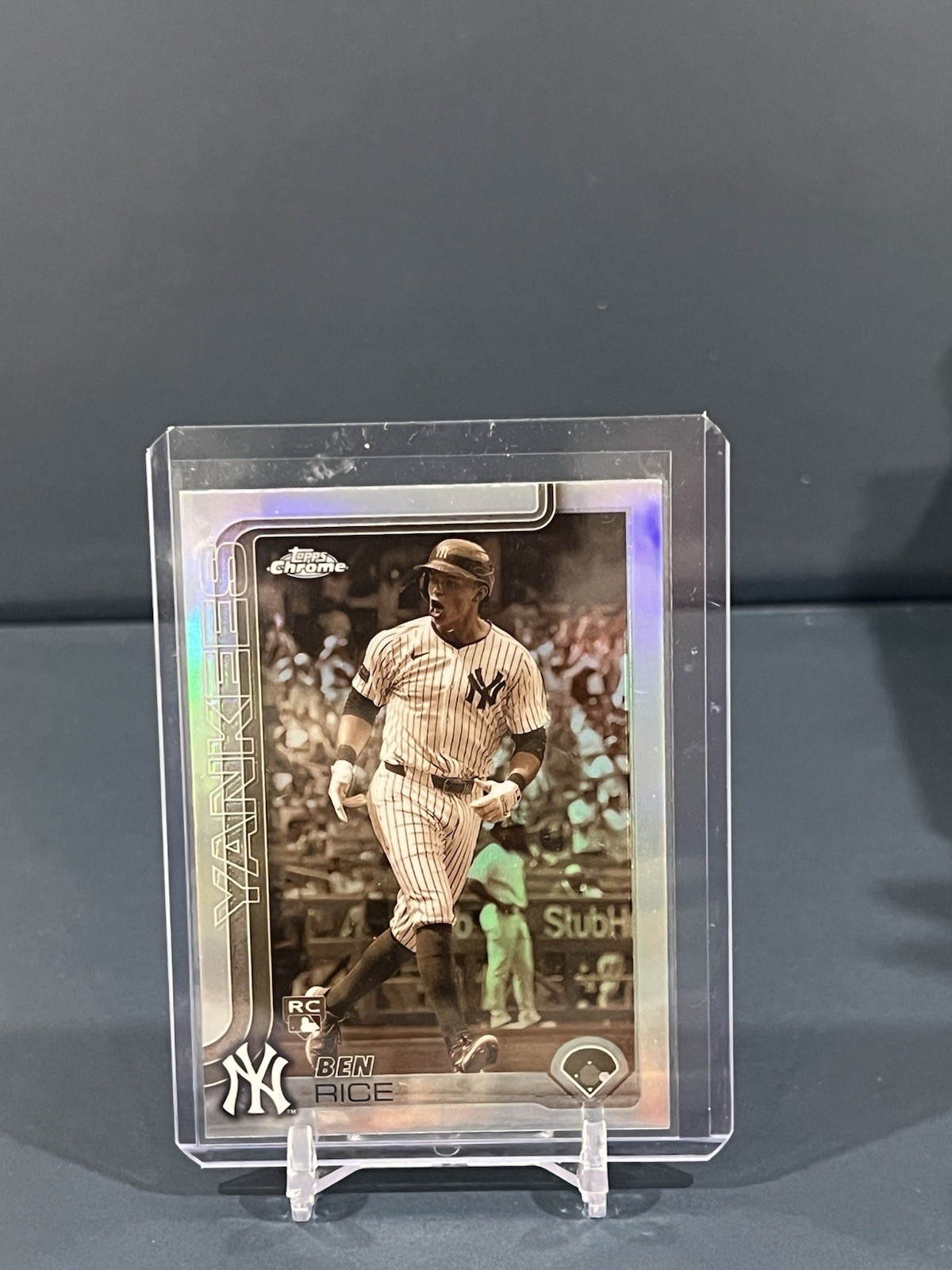 2025 Topps Chrome - Ben Rice #139 Sepia Refractor (RC)