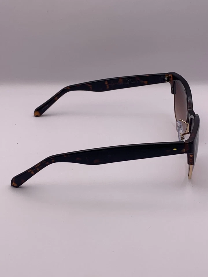 Fossil Men's Sunglasses Tortoise 56mm Half Frame UV Protection - Image 3 of 4