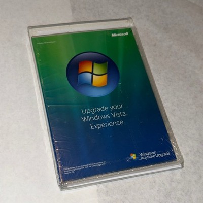 Windows Vista Anytime Upgrade Kit NEW Sealed OEM Microsoft Software 2007