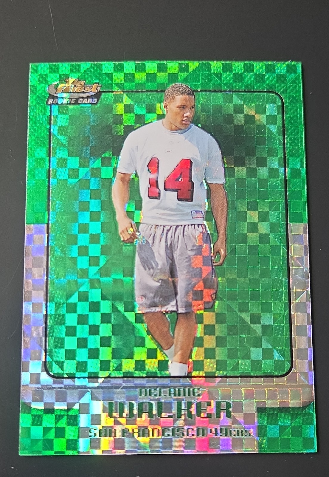 Delanie Walker Finest #24 Green Xfractor