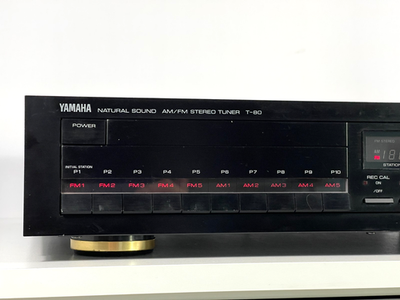 Vintage Yamaha T-80 Natural Sound AM/FM Tuner - Tested - READ