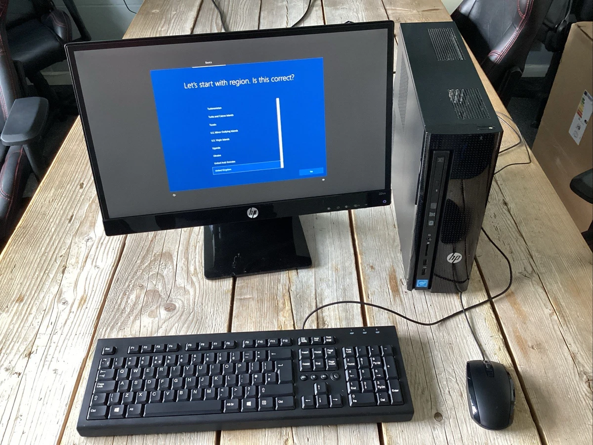 HP Slimline Desktops & All-in-One PCs for sale | eBay UK