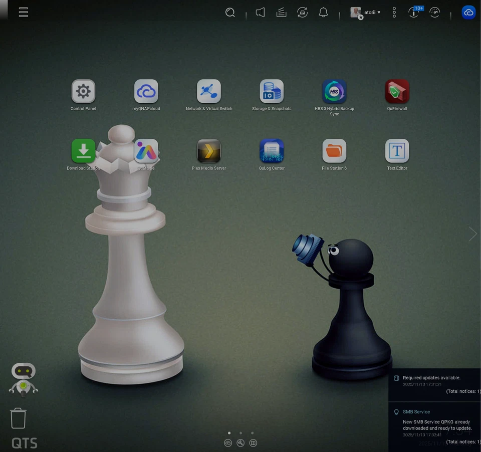 QNAP TVS-473e - mem 64GB - Storage 19TB - QM2-2P (NVME) - QXG-2G2T (2 x 2.5gb) - Image 3 of 4
